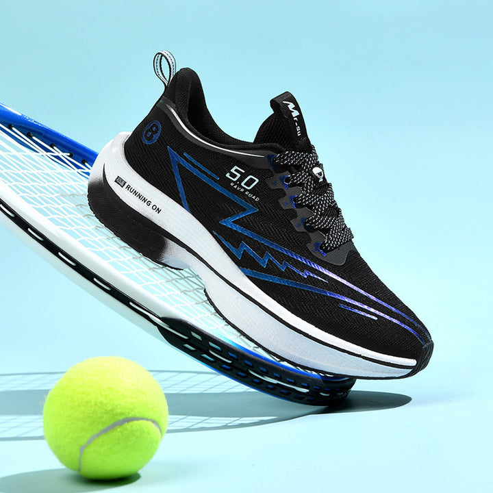 Unisex Performance-Laufschuhe mit gradienter Mesh-Oberschicht und reaktiver Schaumzwischensohle – Tavélo