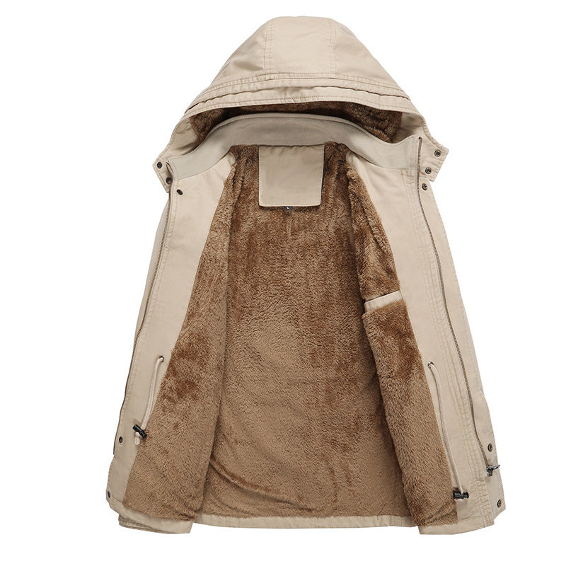 Herren modische Outdoor-Jacke mit warmem Futter Echoarchiv