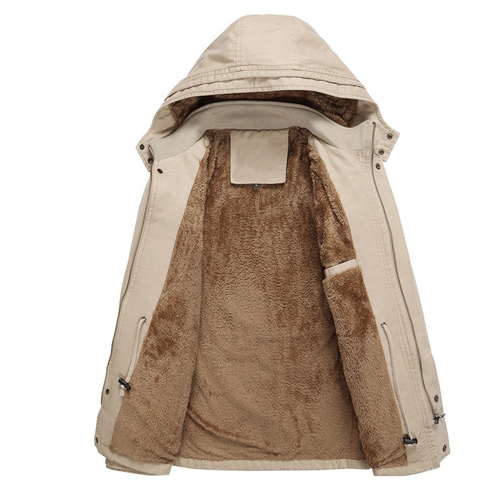 Herren modische Outdoor-Jacke mit warmem Futter Echoarchiv