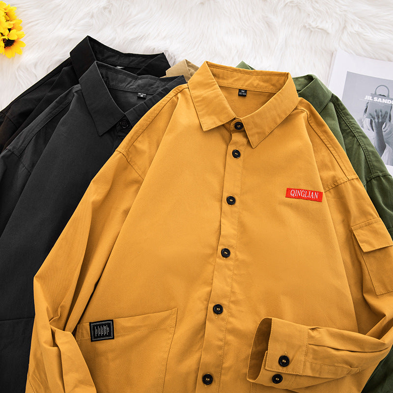 Herren lässige Utility-Jacke mit praktischen Taschen und modernem Schnitt Echoarchiv