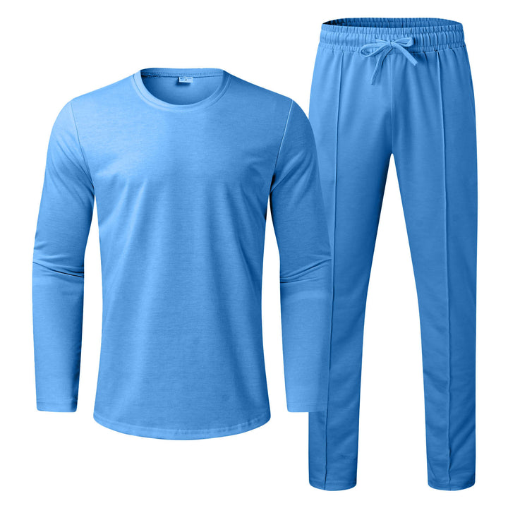 Herren Funktionales Langarmshirt und bequeme Jogginghose Set Echoarchiv