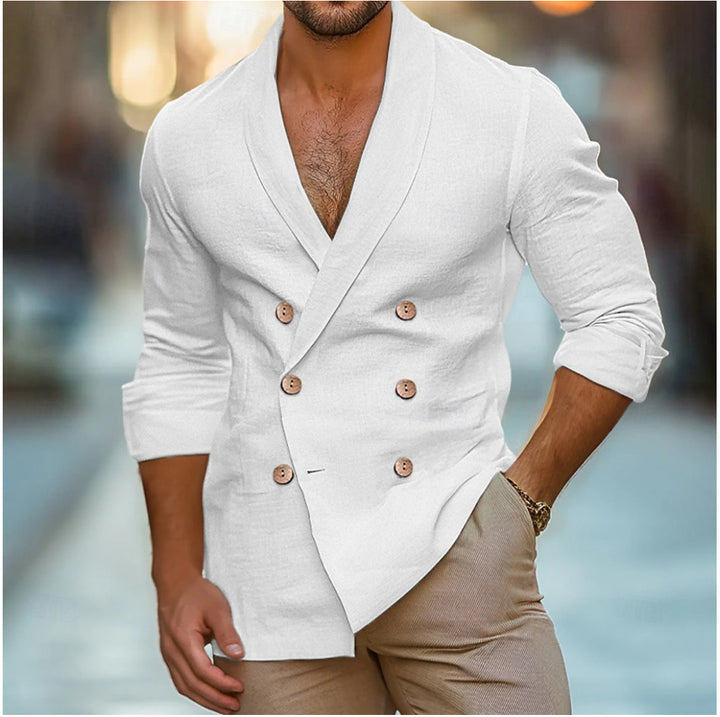 Herren modische Leinenblazer Echoarchiv