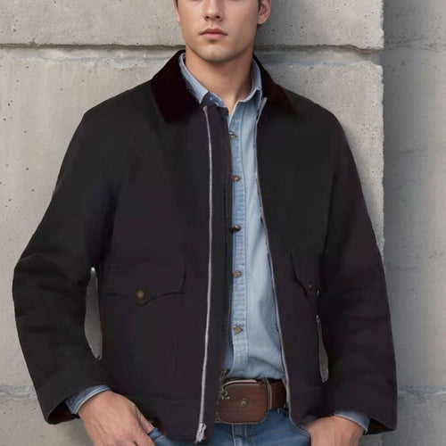 Herren leichte Utility-Jacke mit praktischen Taschen Echoarchiv