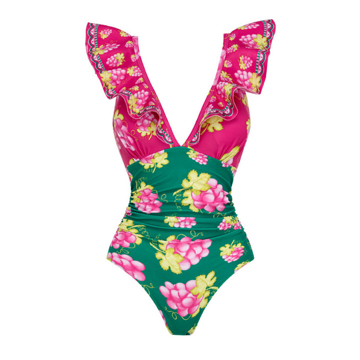 Damen Stylish Elegantes Badeanzug- und Rockset Echo Archiv