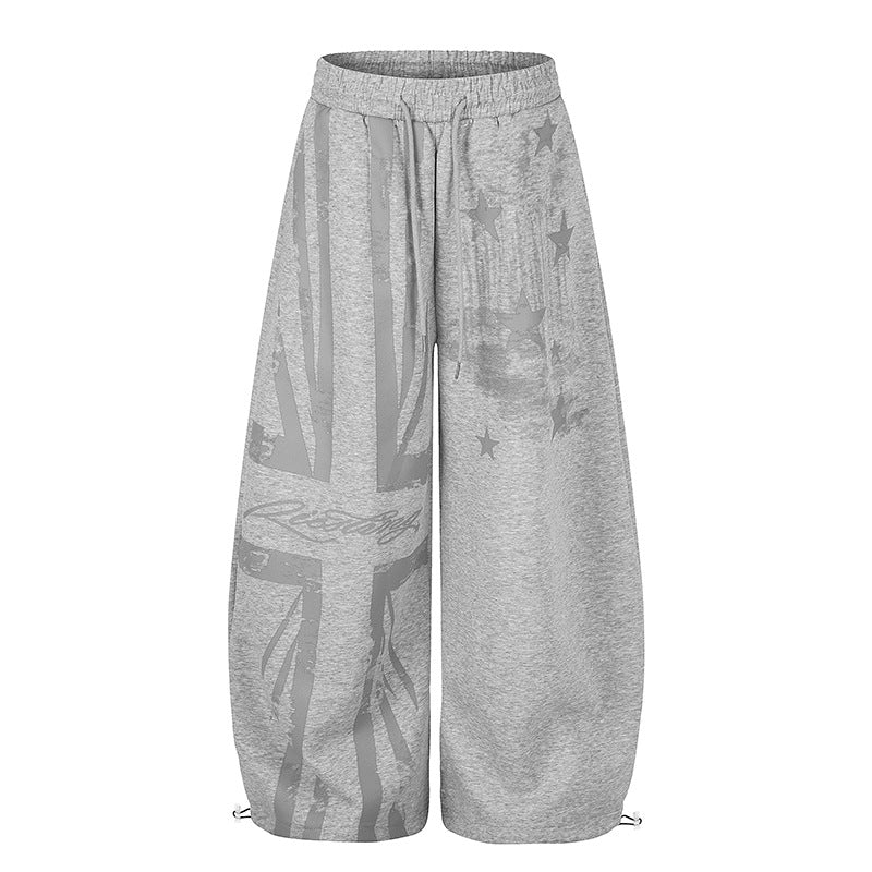 Damen Extraweite Culotte-Sweatpants mit hohem Komfortbund, Kordelzug und verstellbaren Saumabschlüssen Echoarchiv