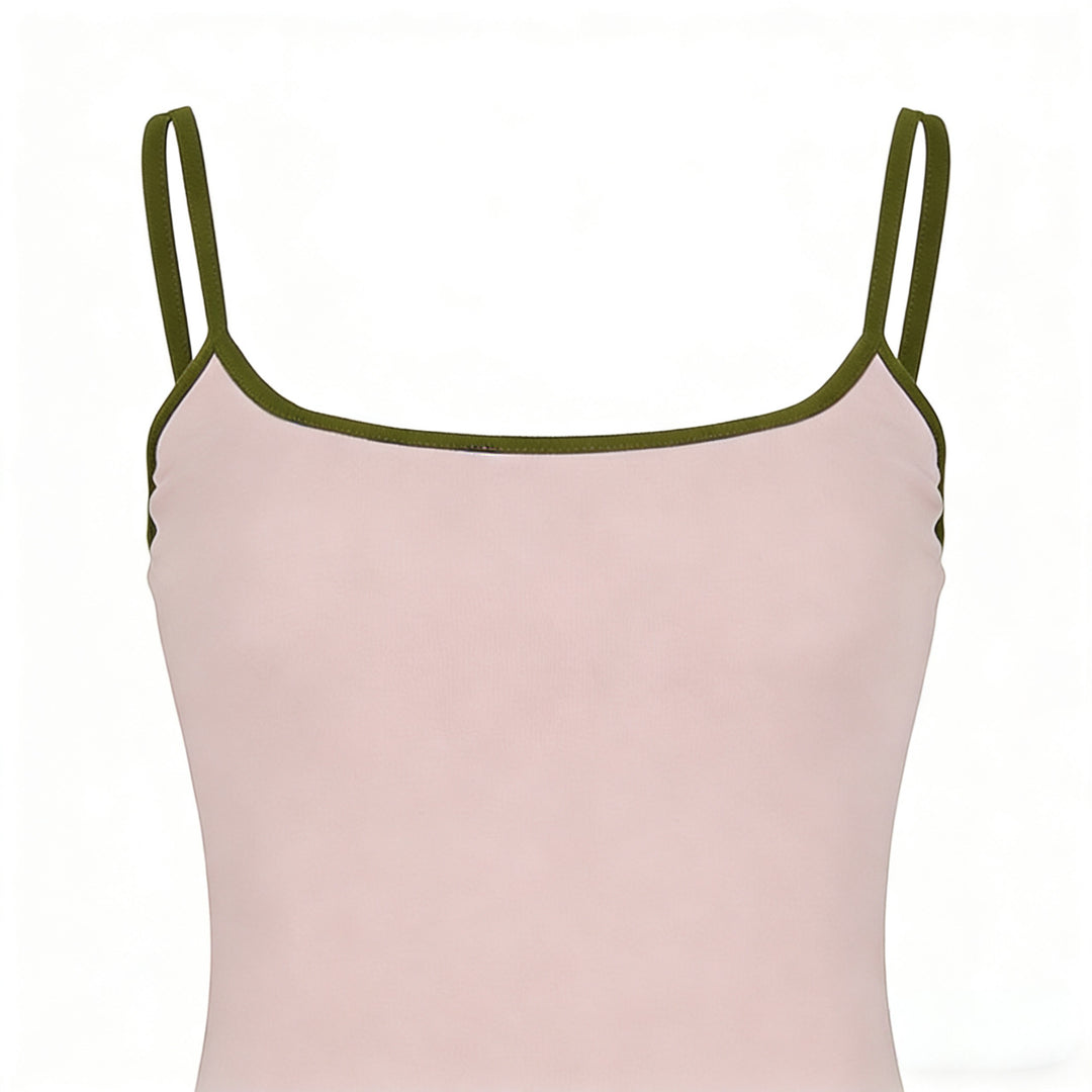 Damen Sportliches Tanktop mit hohem Taillenbund und bindbarem Rock Echo Archiv