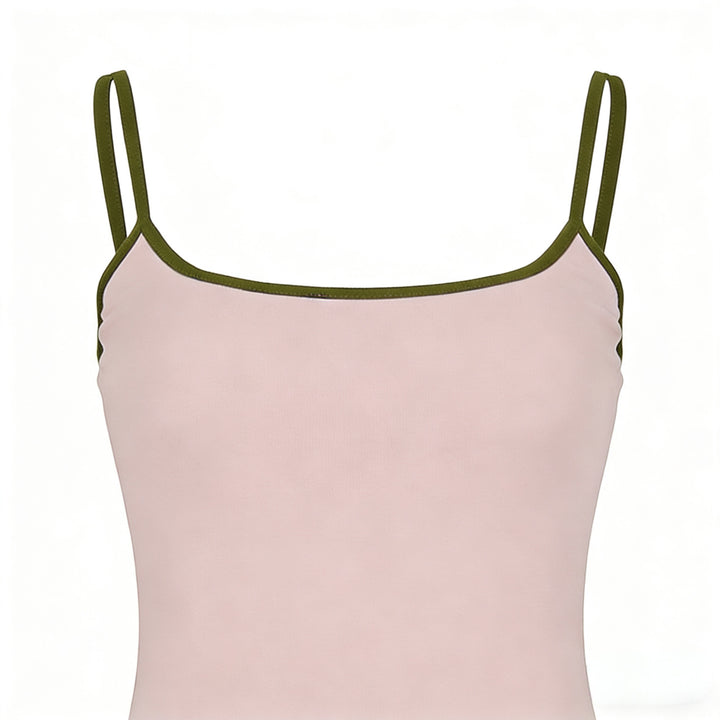 Damen Sportliches Tanktop mit hohem Taillenbund und bindbarem Rock Echo Archiv