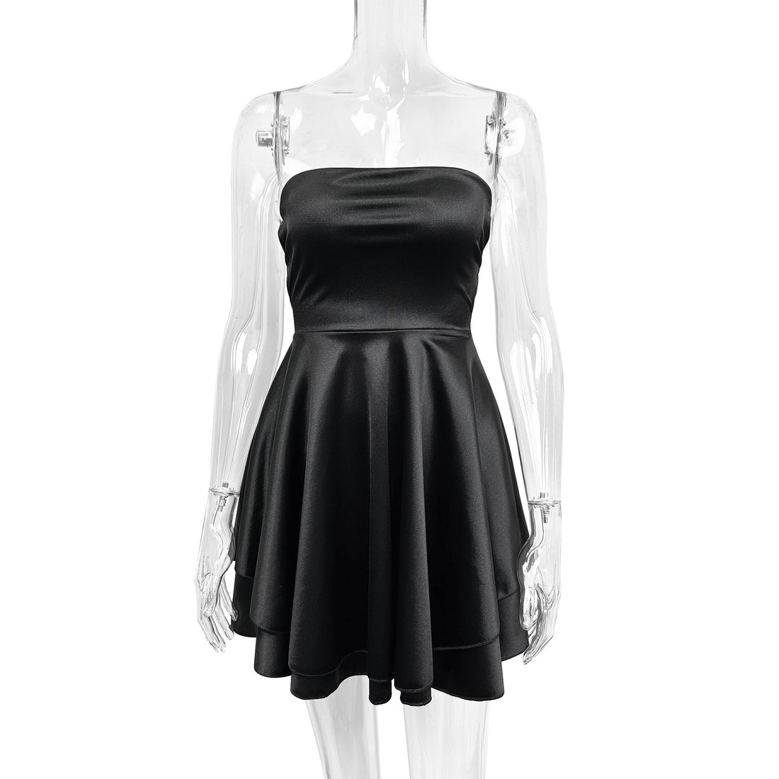Damen Cocktailkleid mit schulterfreiem Design – Élara