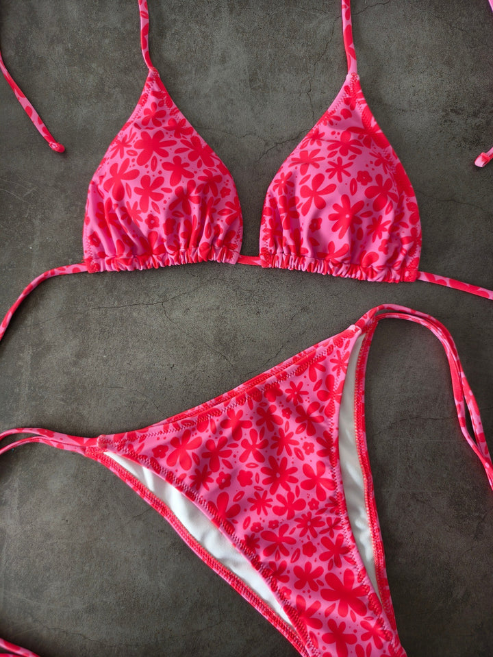 Damen Triangel-Bikini mit floralem Design Echo Archiv