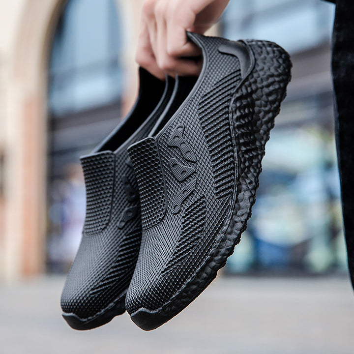 Herren Atmungsaktive Slip-On Laufsneaker mit gepolsterter Komfortsohle Echoarhiv – Tavélo