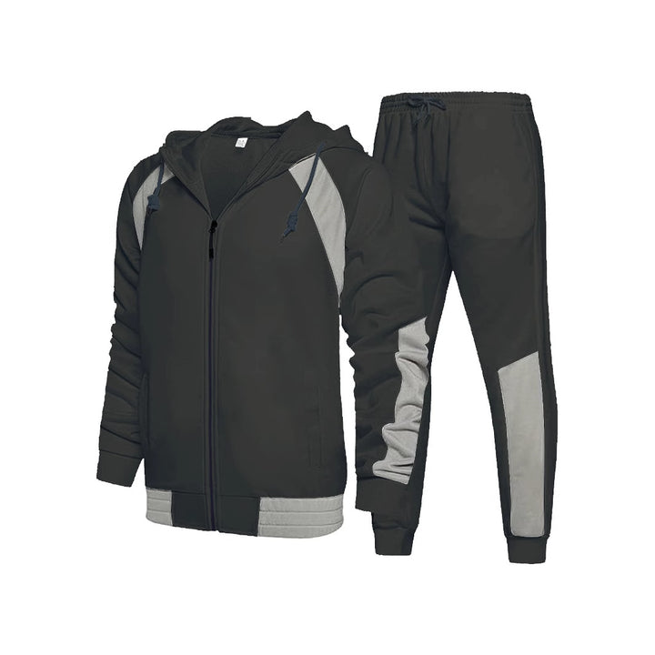 Herren Sportliches Activewear-Set mit Kapuze und Taschen Echoarchiv