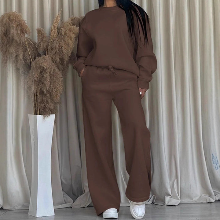 Damen nan lässiges Oversize Sweatshirt und weite Jogginghose Set Echo Archiv