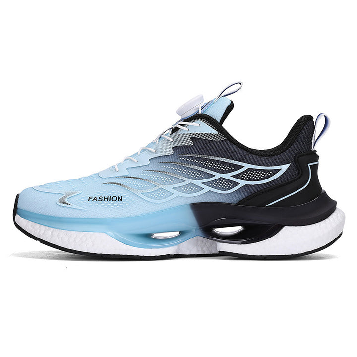 Unisex atmungsaktive Laufsneaker mit doppelter Luftkammer-Zwischensohle und verstärkter Fersenstabilität – Tavélo