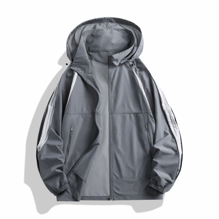 Herren Sportliche Übergangsjacke mit funktionalen Reißverschlusstaschen Echoarchiv