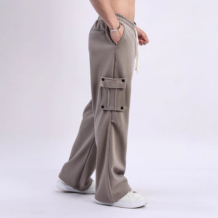 Herren Cargo-Jogginghosen mit seitlichen Taschen und elastischem Bund Echoarchiv