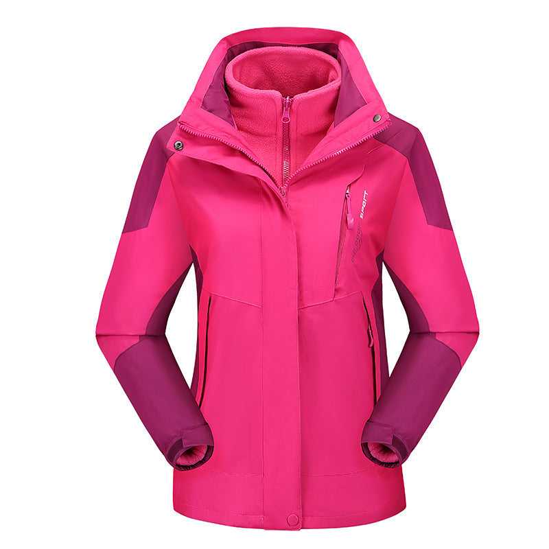 Damen Dreiteilige Softshell‑Funktionsjacke mit herausnehmbarem Fleece‑Innenlayer – Célinea