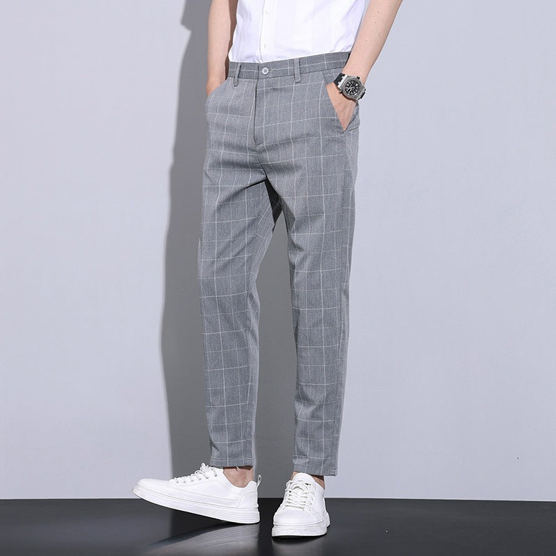 Herren Elegante Kariertes Chino-Hose Echo Archiv