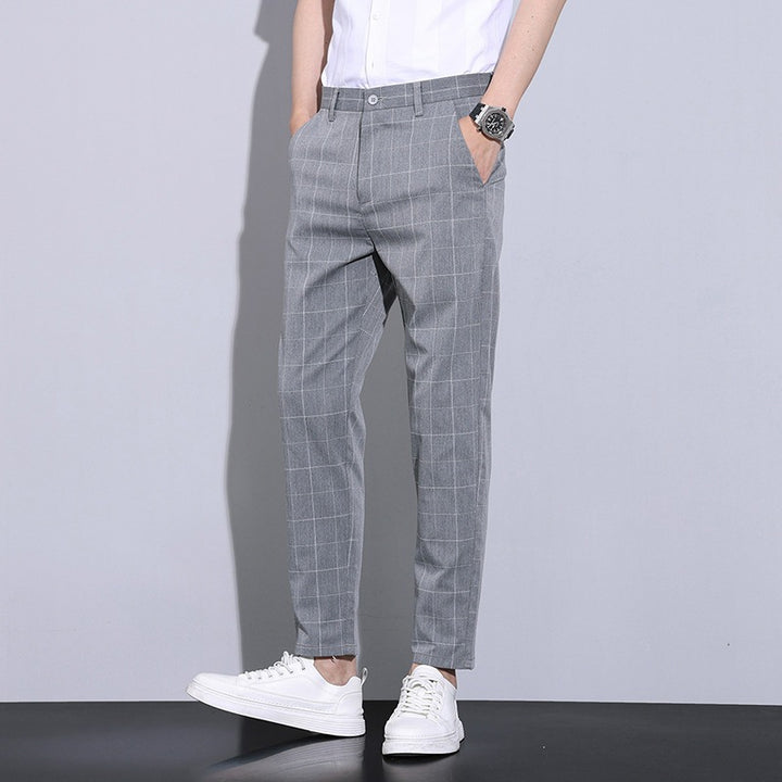 Herren Elegante Kariertes Chino-Hose Echo Archiv