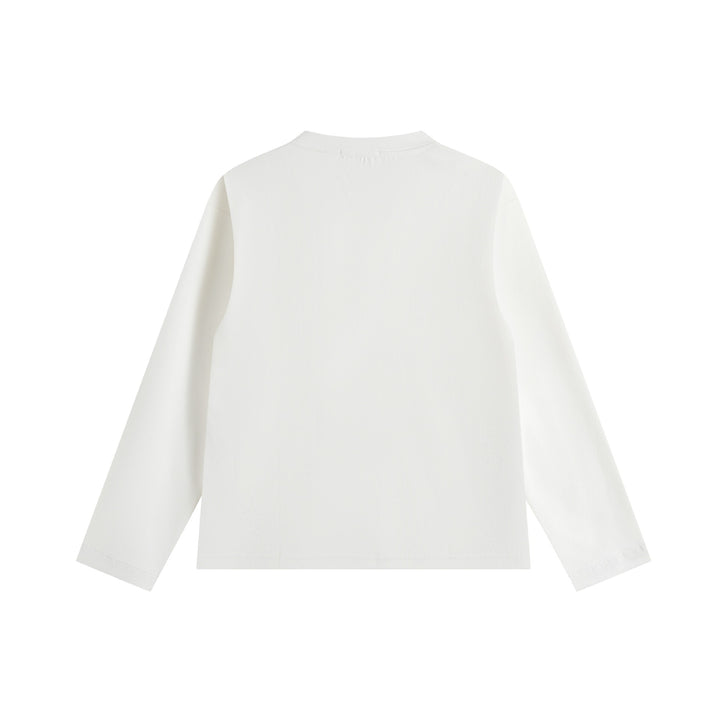 Unisex Oversize-Sweatshirt mit seitlichen Druckknopfleisten und Rundhals Echoarchiv