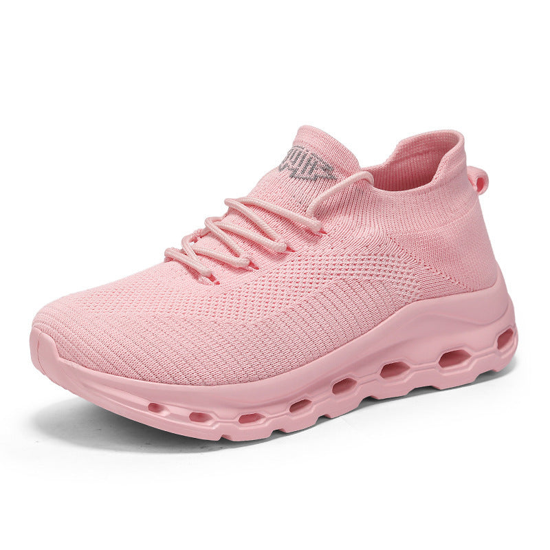 Unisex Atmungsaktive Strick-Sneaker mit sockenähnlichem Schaft und gedämpfter Luftsohle Echoarchiv