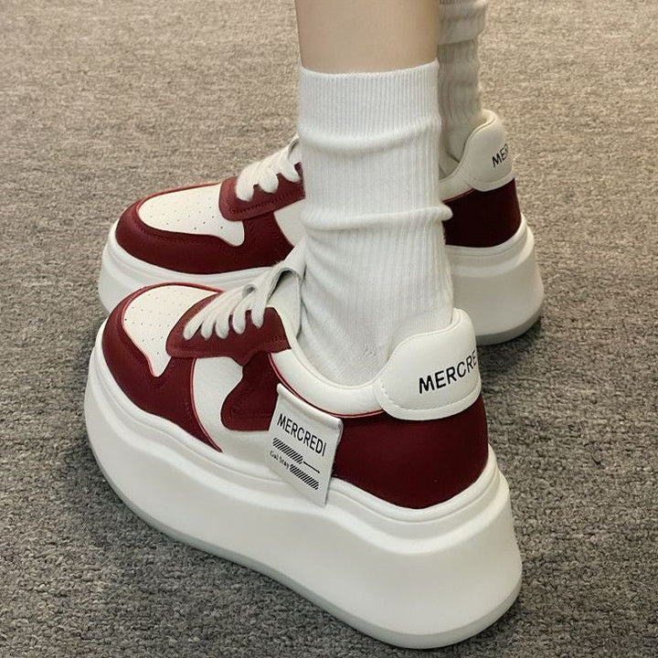 Damen Sneaker mit hohem Plateau und atmungsaktivem Obermaterial Echo Archiv