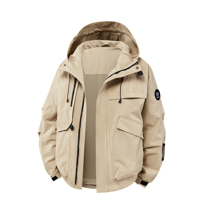 Herren Wetterfeste Multifunktionsjacke Echo Archiv