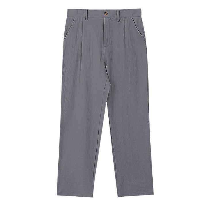 Herren lässige Chino-Hose mit gestepptem Bund und elastischen Einsätzen Echoarchiv