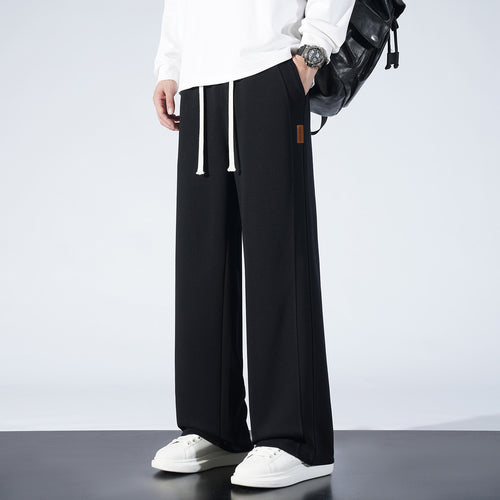 Damen Weite Lounge-Sweathose mit Tunnelzug und geradem Bein Echo Archiv
