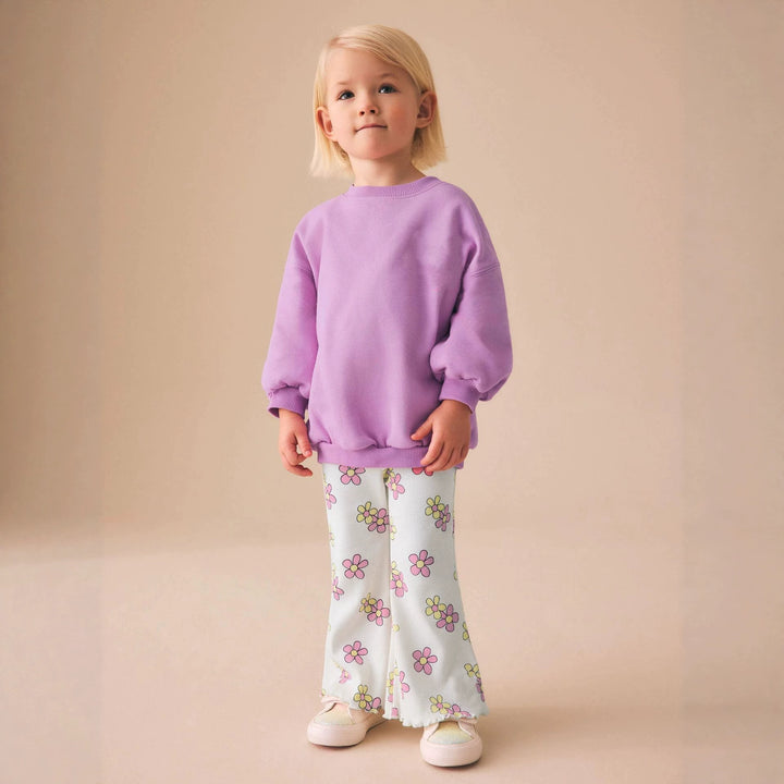 Mädchen Flared Leggings mit floralem Design Echo Archiv