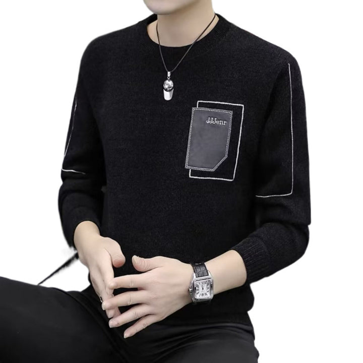 Herren Bequemer Strickpullover mit praktischen Taschen Echo Archiv