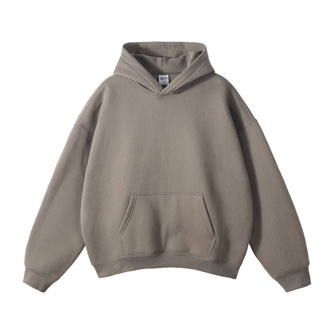 Unisex nan oversized Kapuzenpullover mit Kängurutasche und gerippten Bündchen Echo Archiv