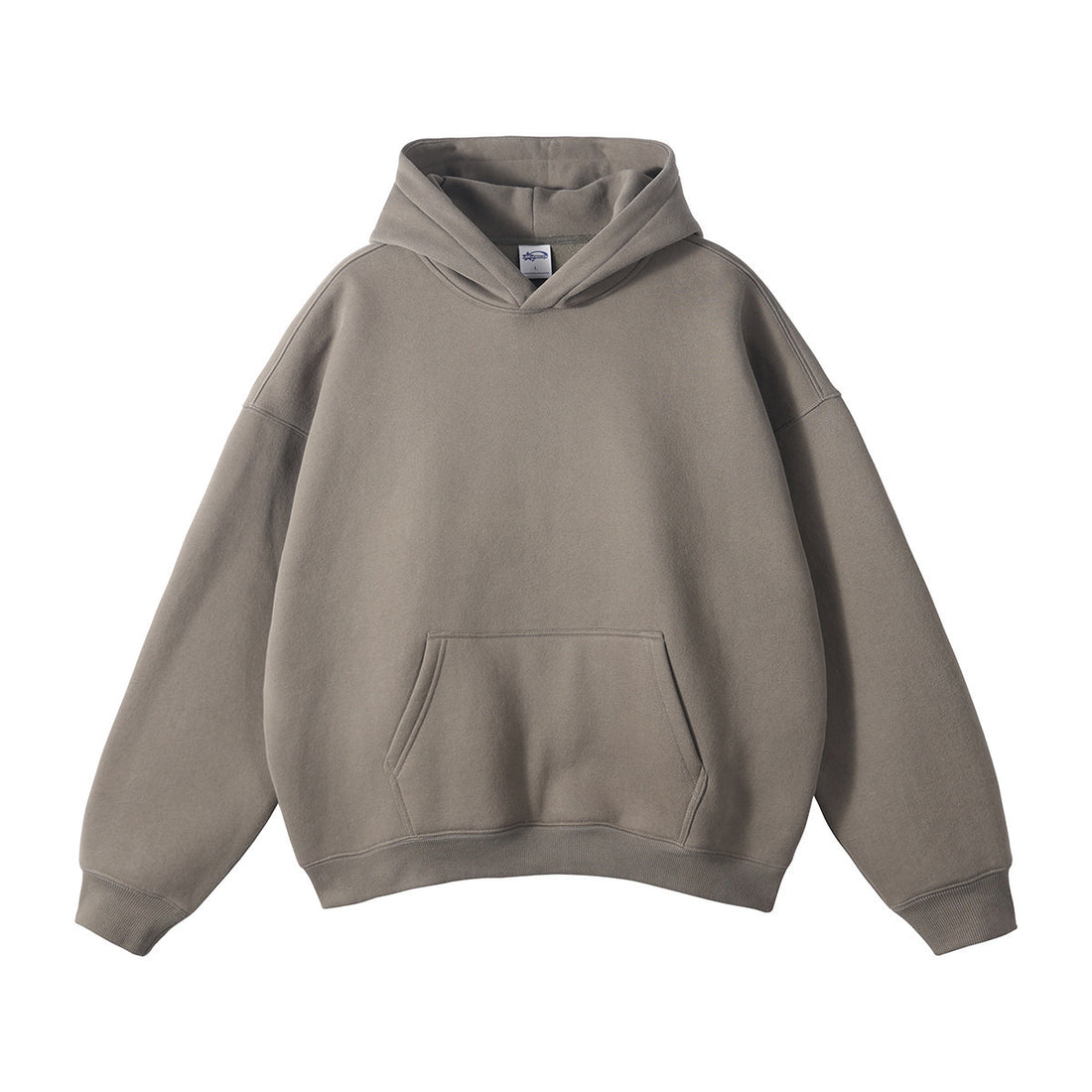 Unisex weit geschnittener Kapuzenpullover aus Bio-Baumwolle mit Kängurutasche – Auréline