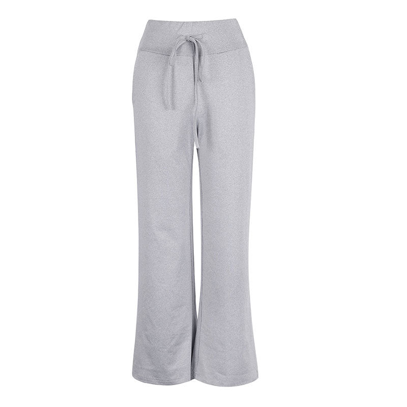 Damen Bequeme Sporthose mit hoher Taille und Kordelzug Echo Archiv