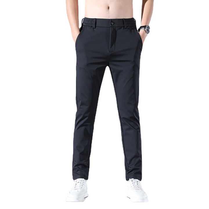 Herren elegante Slim-Fit Businesshose Echoarchiv