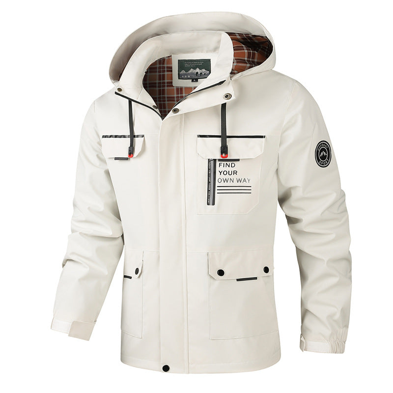 Herren Wetterfeste multifunktionale Jacke Echo Archiv