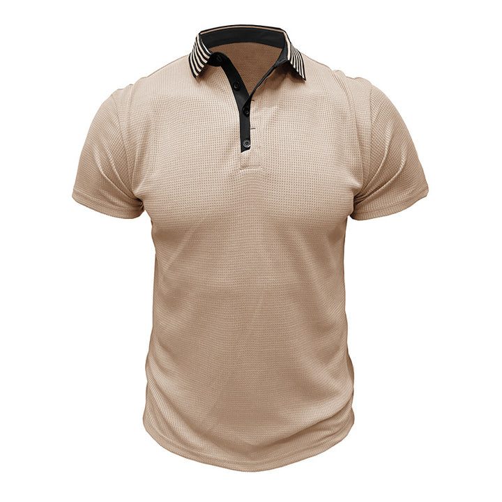 Herren Poloshirt mit strukturiertem Design und atmungsaktiven Eigenschaften Echoarchiv