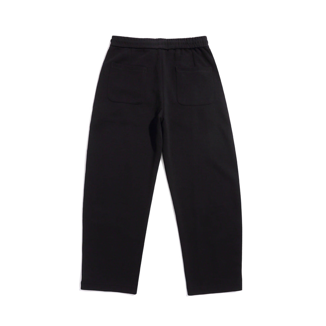 Damen Cropped-Joggerhose mit Ziernähten, hohem Elastikbund und Eingrifftaschen Echoarchiv