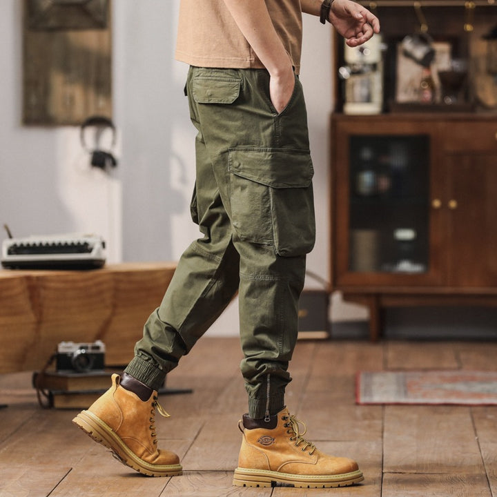 Herren Multifunktionale Cargohose mit elastischem Bund Echo Archiv