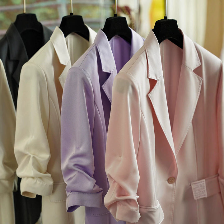 Damen Eleganter Blazer mit lässigem Schnitt Echoarchiv