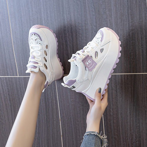 Damen Chunky Sneakers mit atmungsaktiver Mesh-Oberfläche und innovativer Dämpfung Echo Archiv