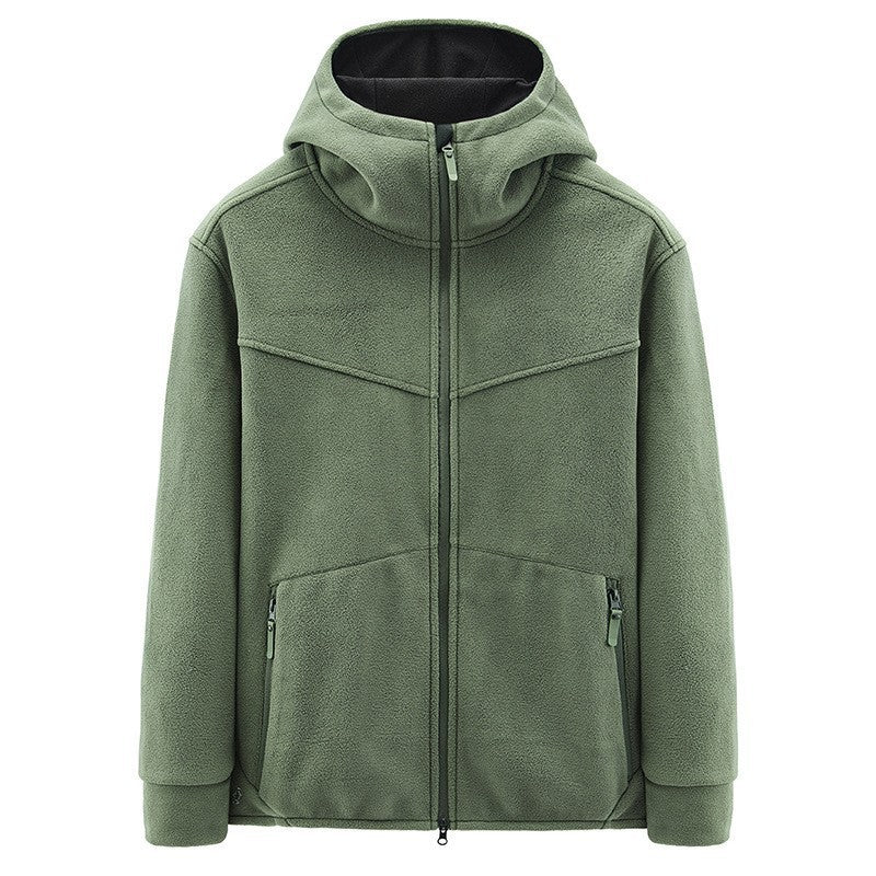 Herren Fleecejacke mit kuscheligem Innenfutter und praktischen Taschen Echoarchiv