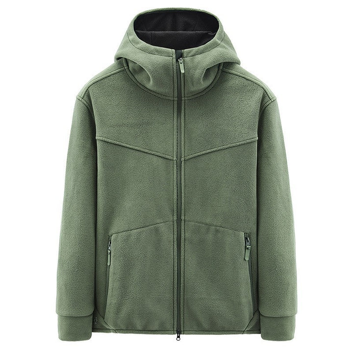 Herren Fleecejacke mit kuscheligem Innenfutter und praktischen Taschen Echoarchiv
