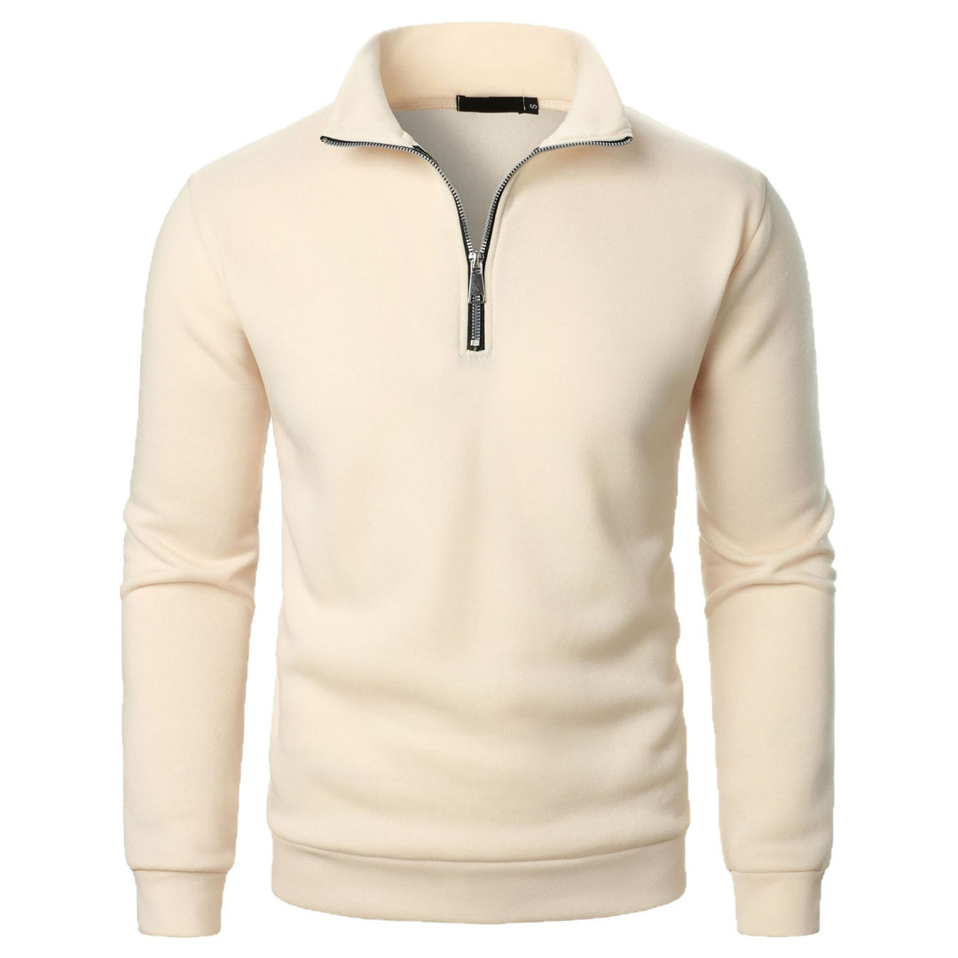 Herren Pullover mit kurzem Reißverschluss Echoarchiv
