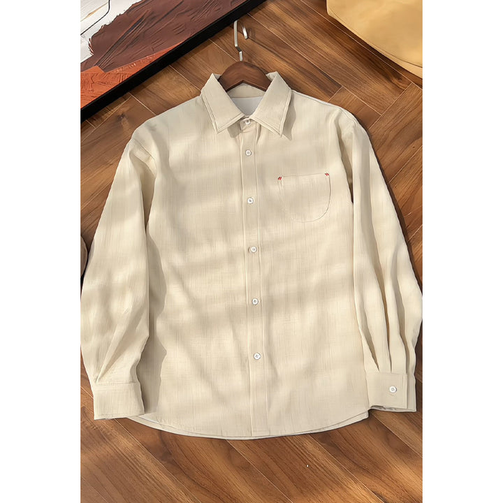 Herren Elegante und Legere Langarmhemd Echo Archive