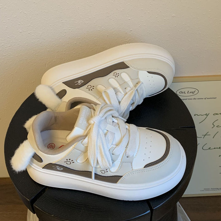 Damen Schnürsneaker mit verspielten Tiermotiven und komfortabler Dämpfung Echo Archiv