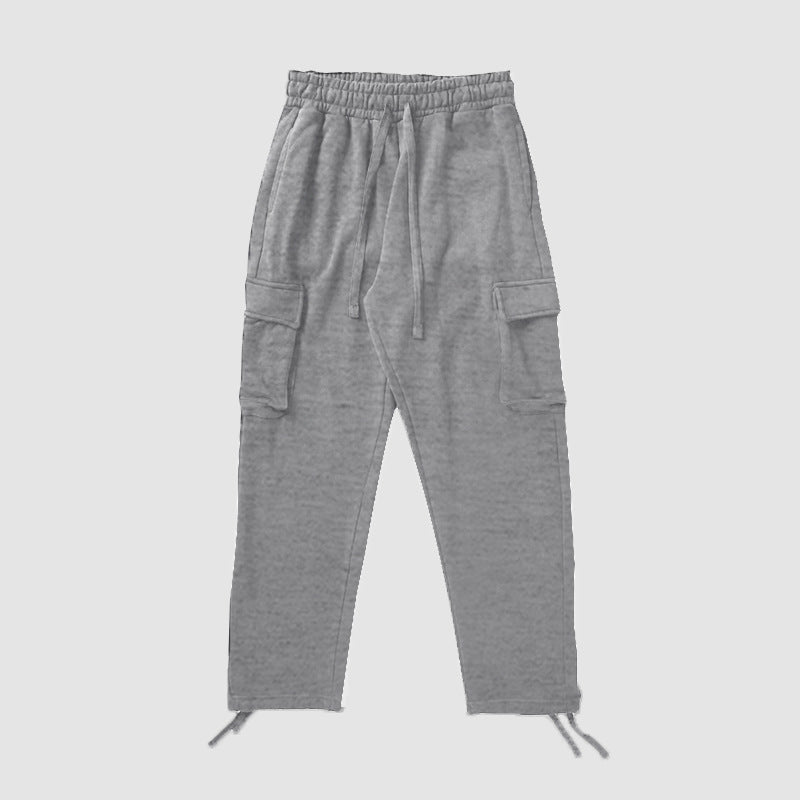 Herren Cargo-Jogginghose aus weichem, atmungsaktivem Material mit elastischem Bund und praktischen Taschen Echoarchiv