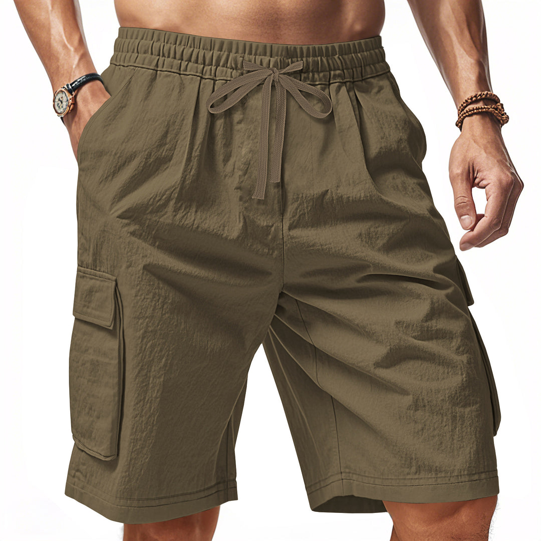 Herren strapazierfähige Cargo-Shorts mit elastischem Bund und praktischen Seitentaschen Echoarchiv