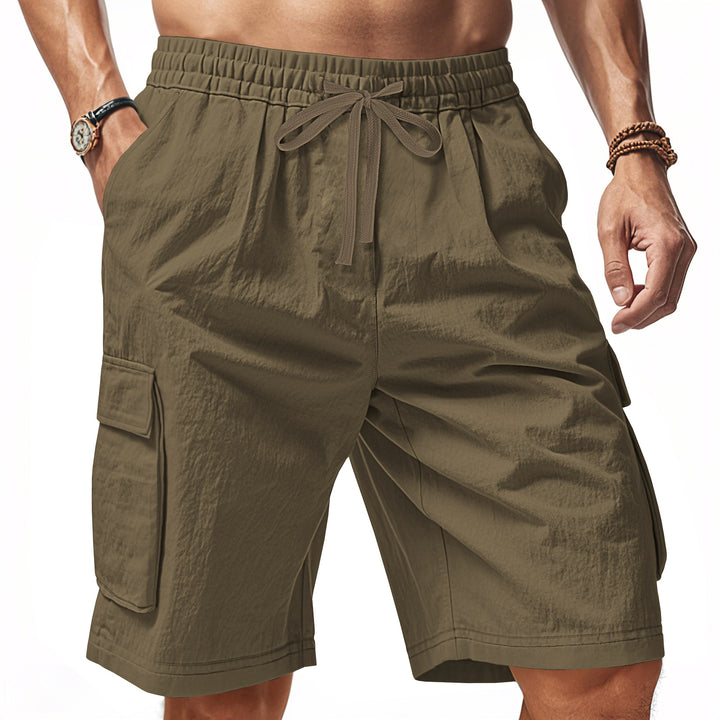 Herren strapazierfähige Cargo-Shorts mit elastischem Bund und praktischen Seitentaschen Echoarchiv