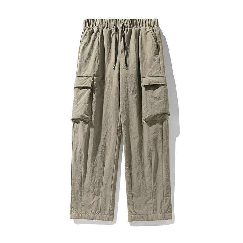 Unisex Cargo-Hose mit elastischem Bund, großen Klappentaschen und geradem Bein Echo Archiv