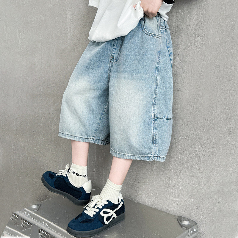 Jungen Denim-Shorts mit lässigem Schnitt Echo Archiv